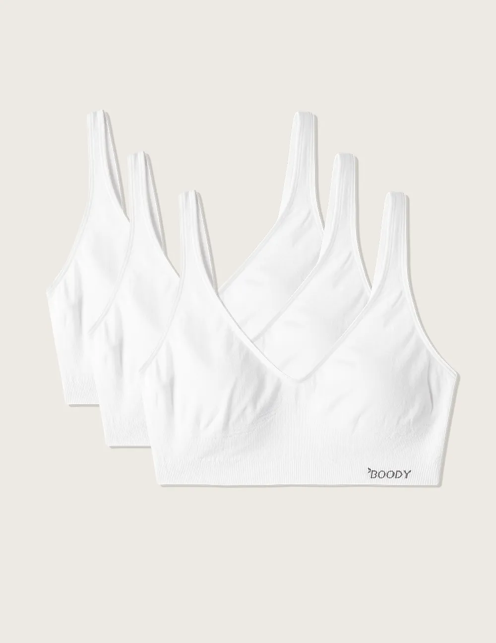 3-Pack Shaper Crop Bra