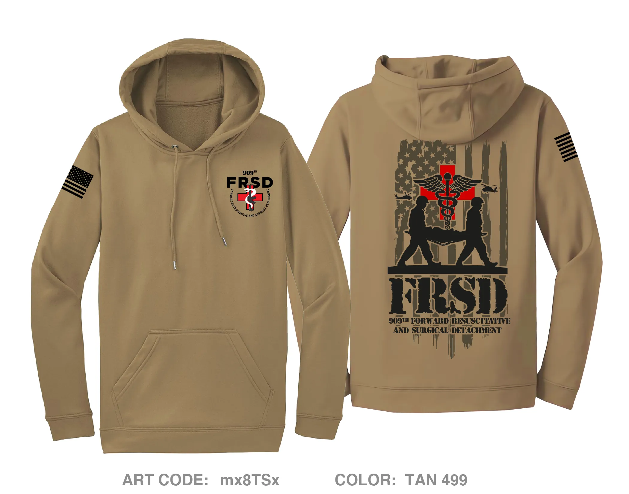 909th FRSD Hi-Tech Performance Hoodie - mx8TSx