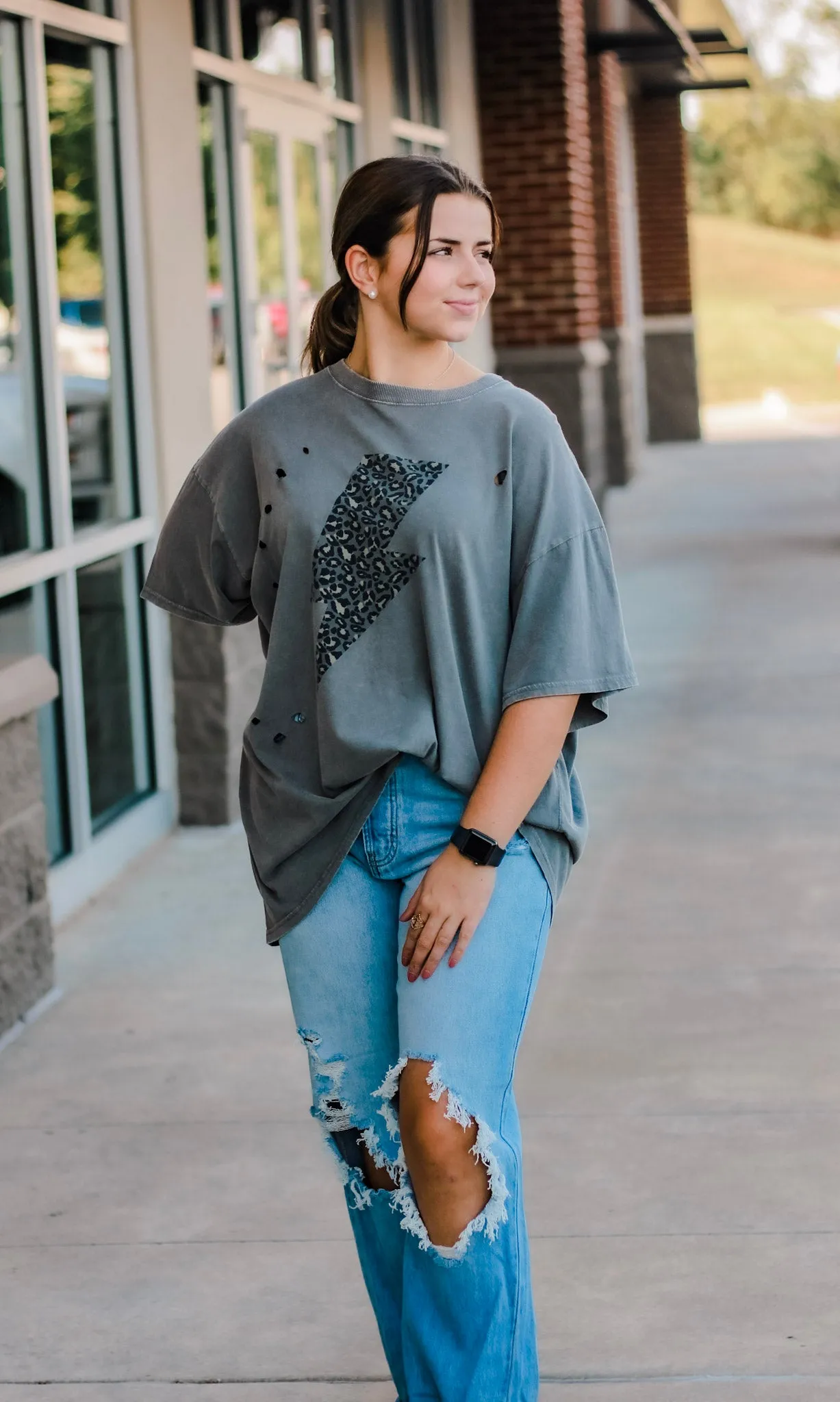 A Storm's Brewing Distressed Tee