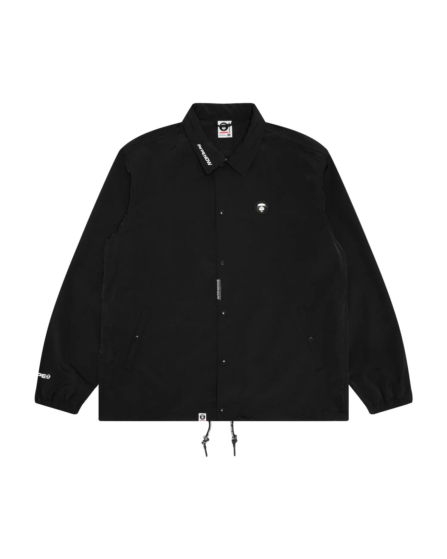 AAPENOW moonface logo coach jacket