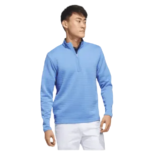 Adidas (DWR) Water Repellent 1/4 Zip Pullover - Blue