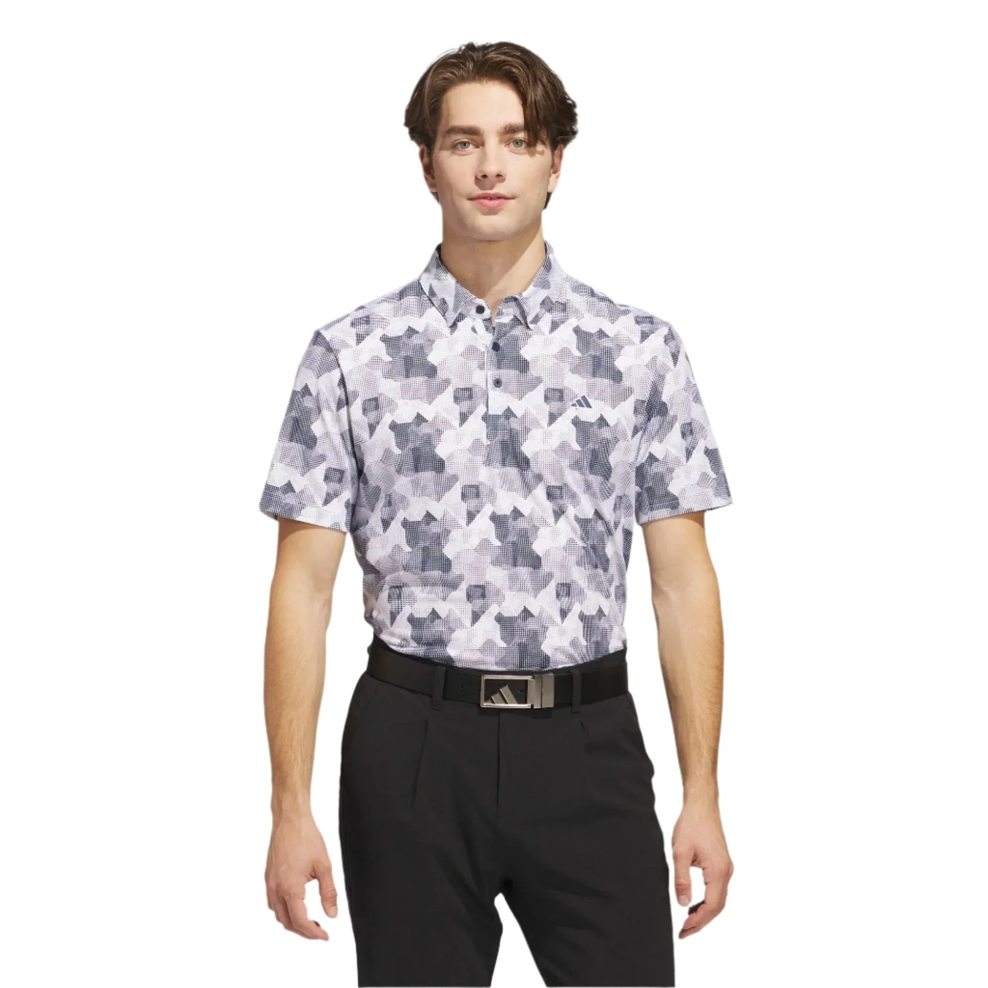adidas Go-To Print Golf Polo Shirt