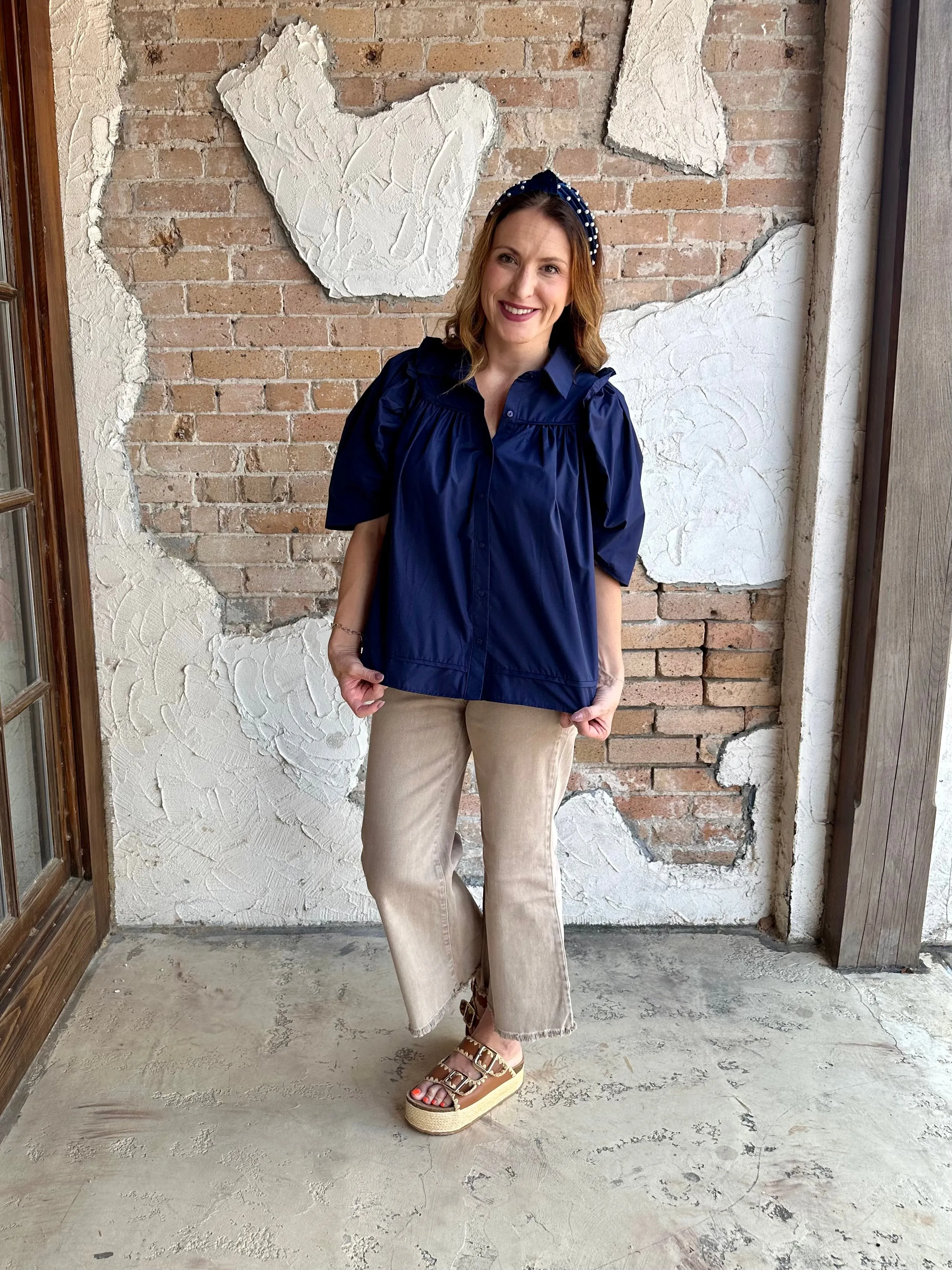 All Perfection Top: Navy
