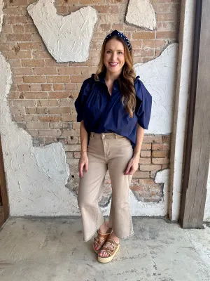 All Perfection Top: Navy