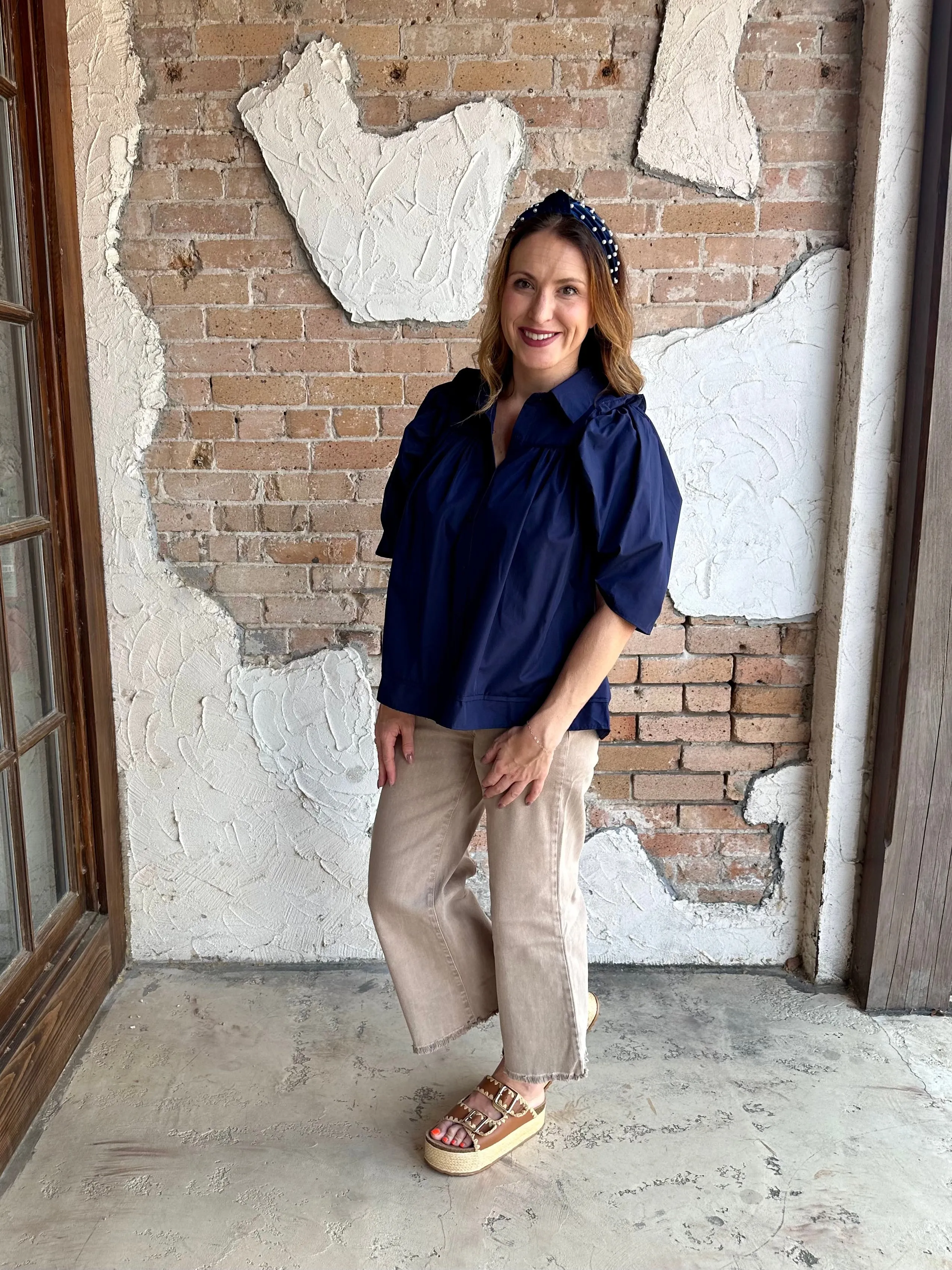 All Perfection Top: Navy