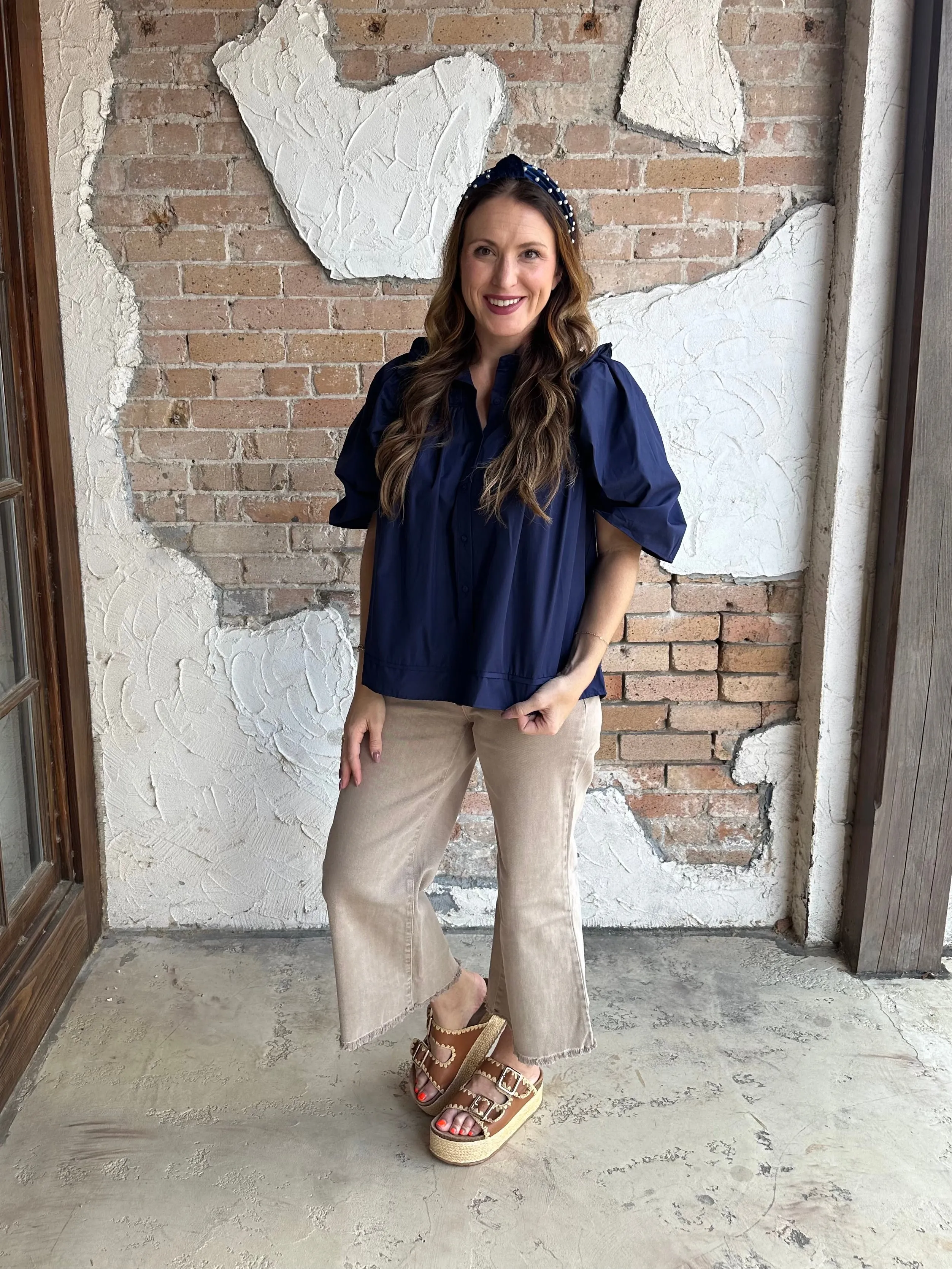 All Perfection Top: Navy