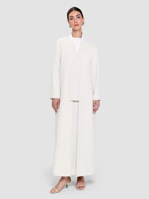 Amara Long Jacket - White