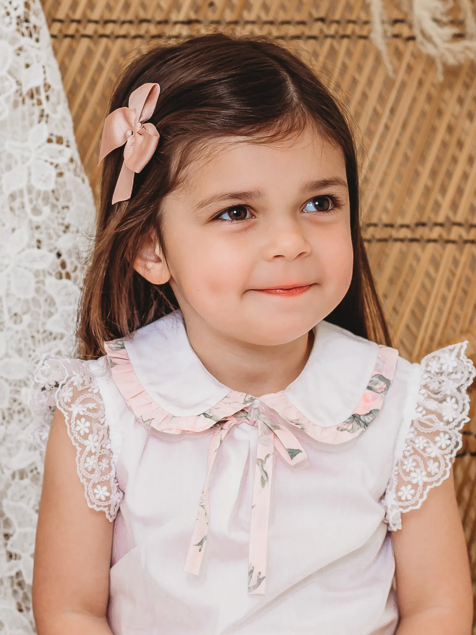 'Arabella' pink floral print 2 piece set