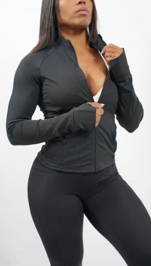 ATHLEISURE ZIP-UP JACKET