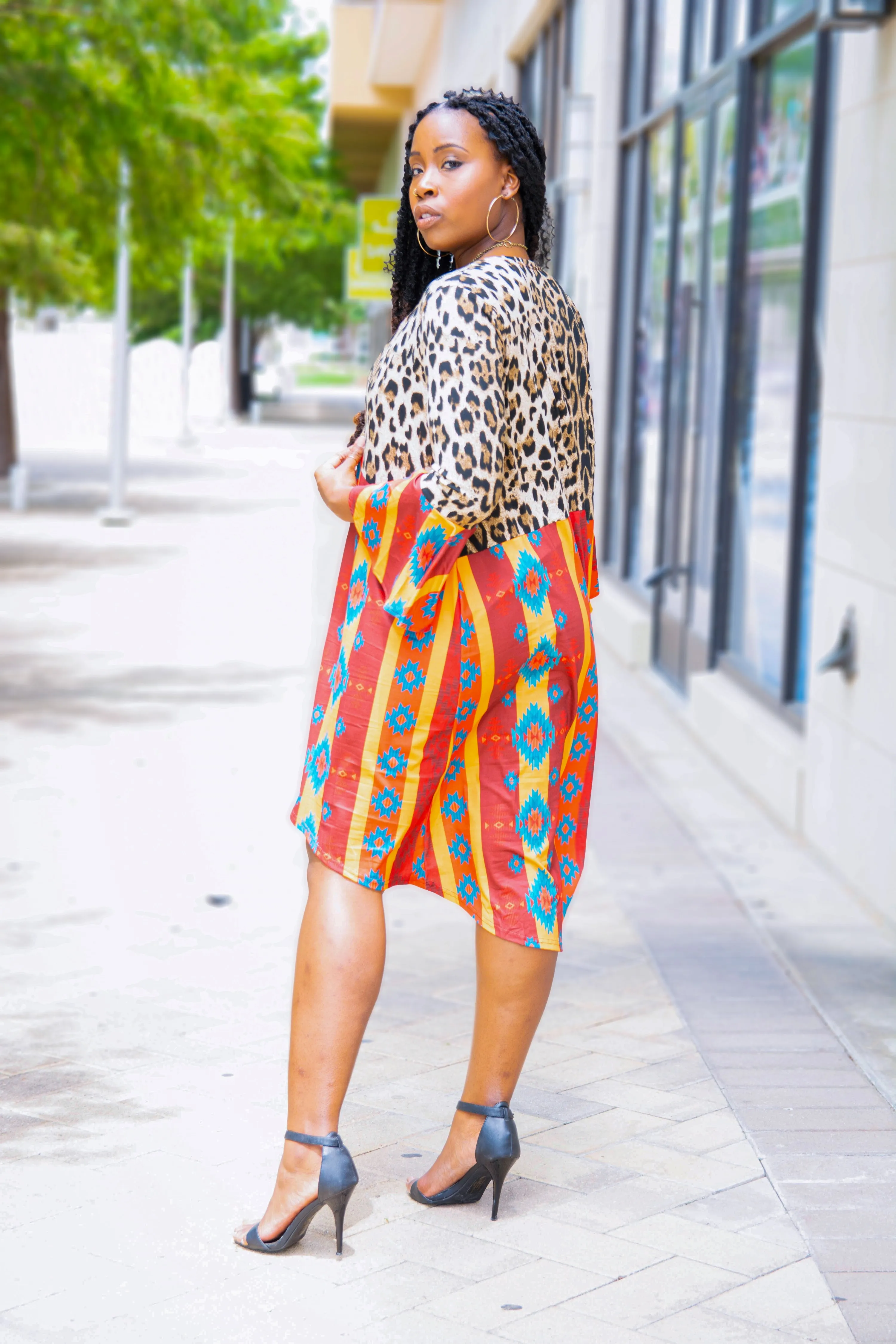 Aztec Leopard Cardi