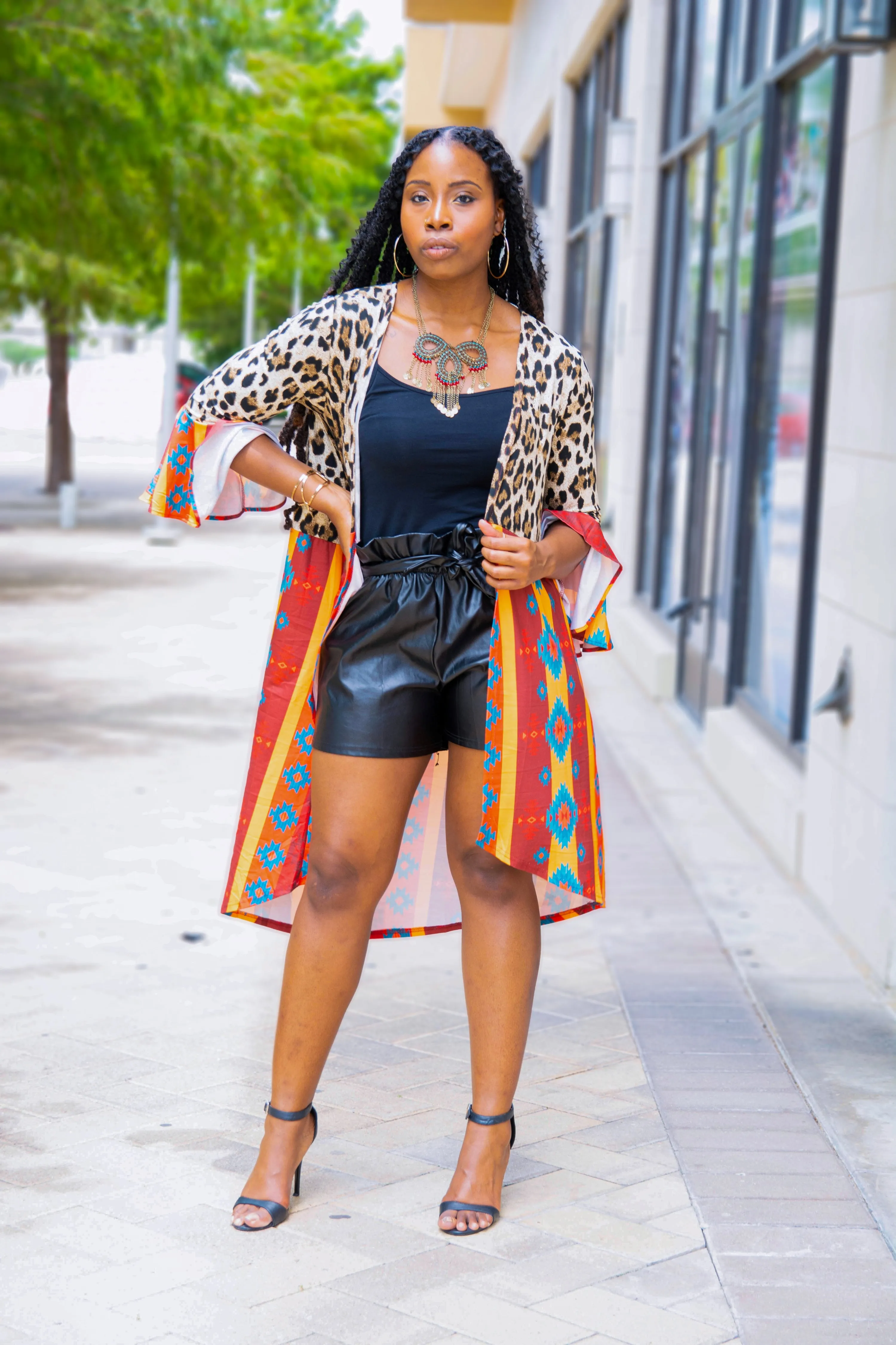 Aztec Leopard Cardi