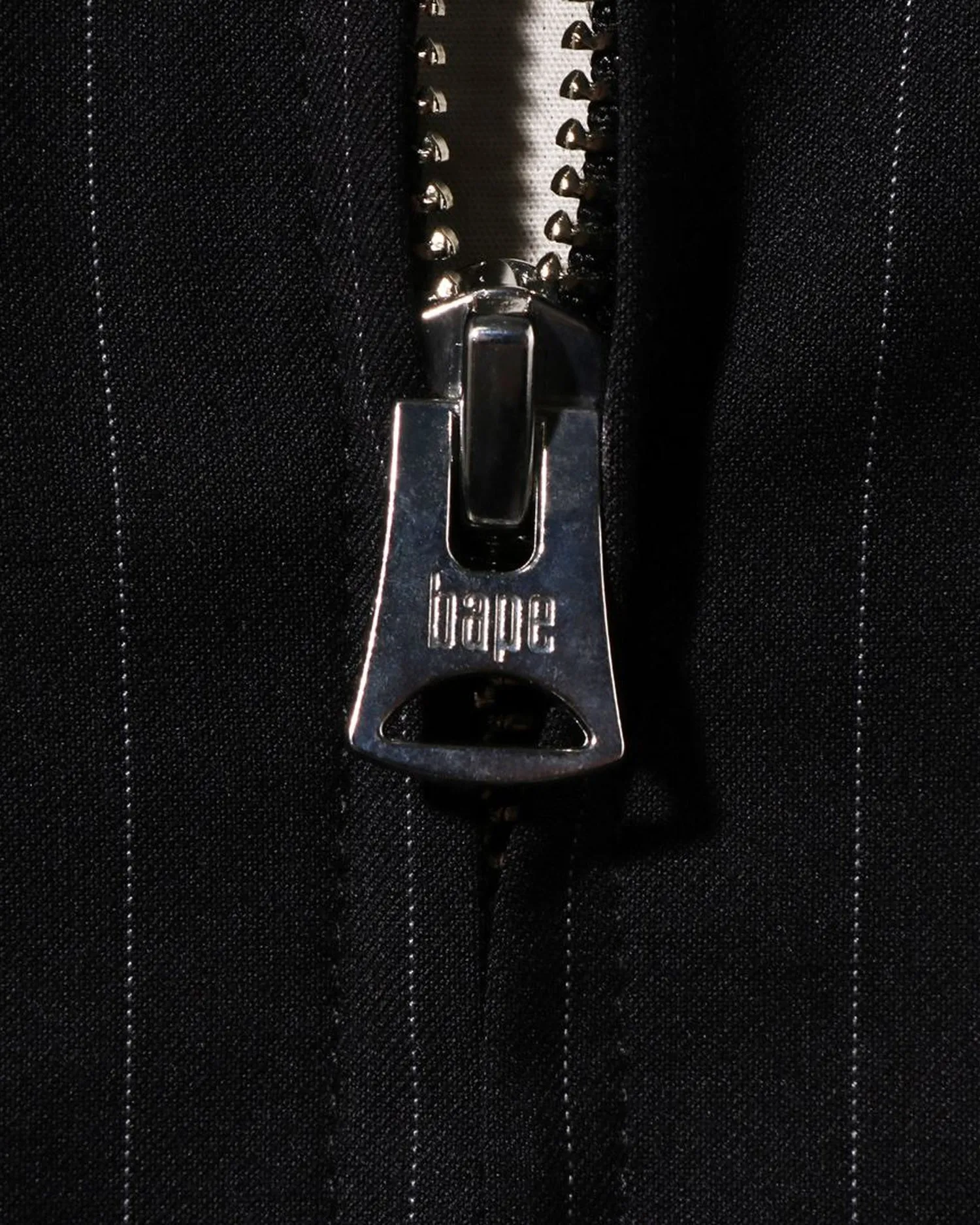 B.A Applique Pin Striped Zip Jacket