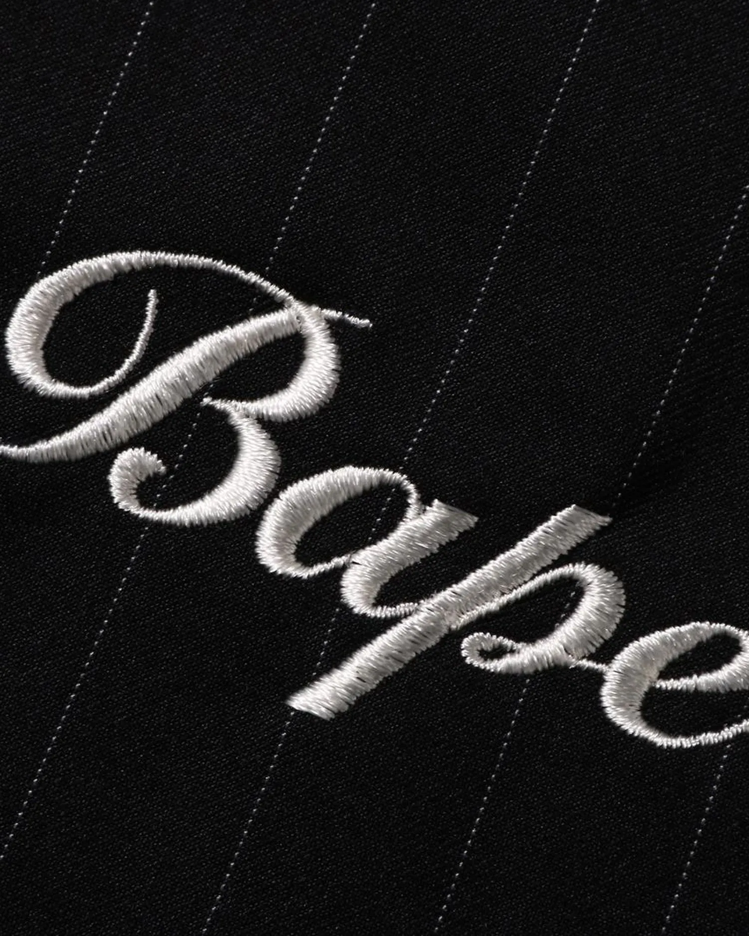 B.A Applique Pin Striped Zip Jacket