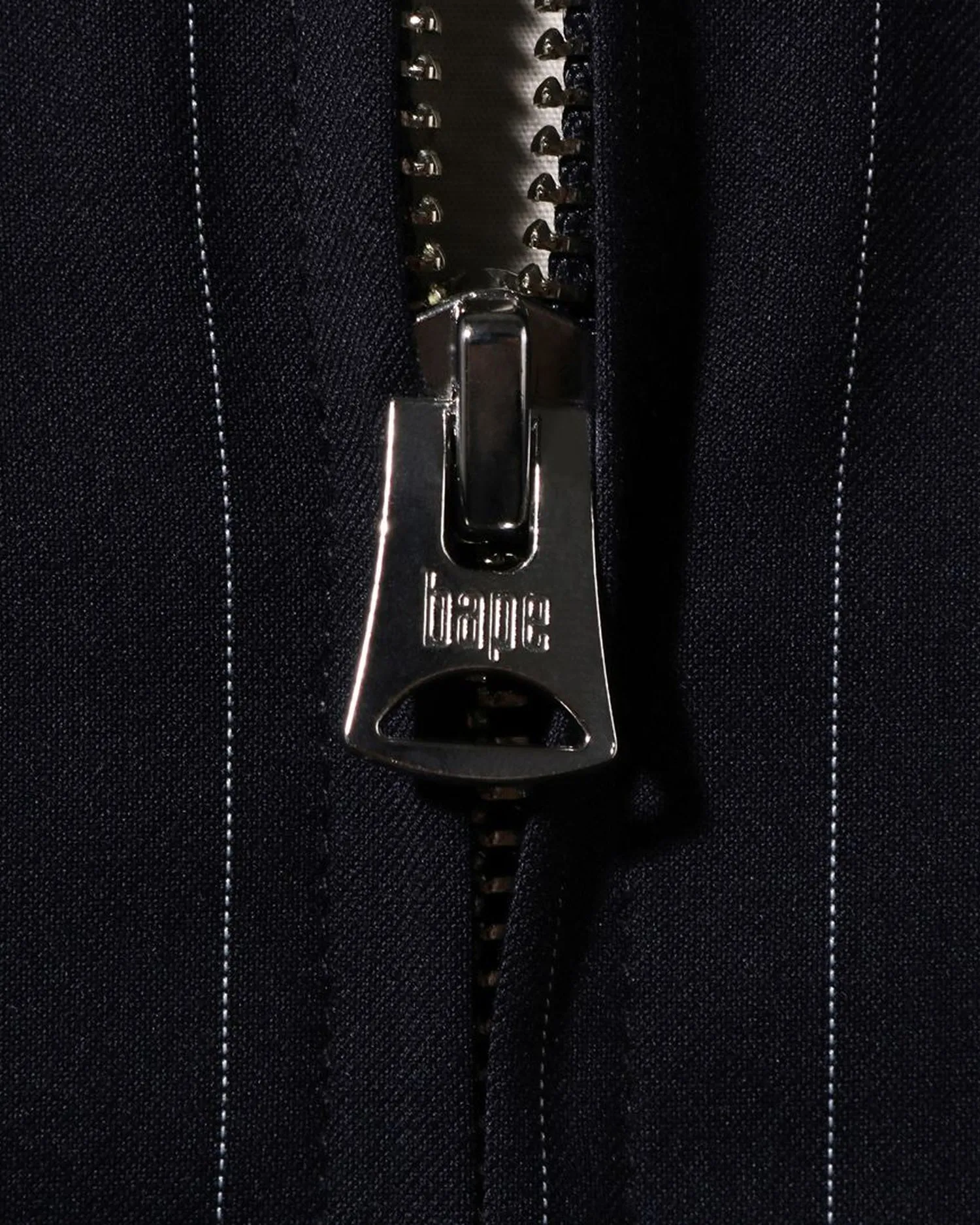 B.A Applique Pin Striped Zip Jacket