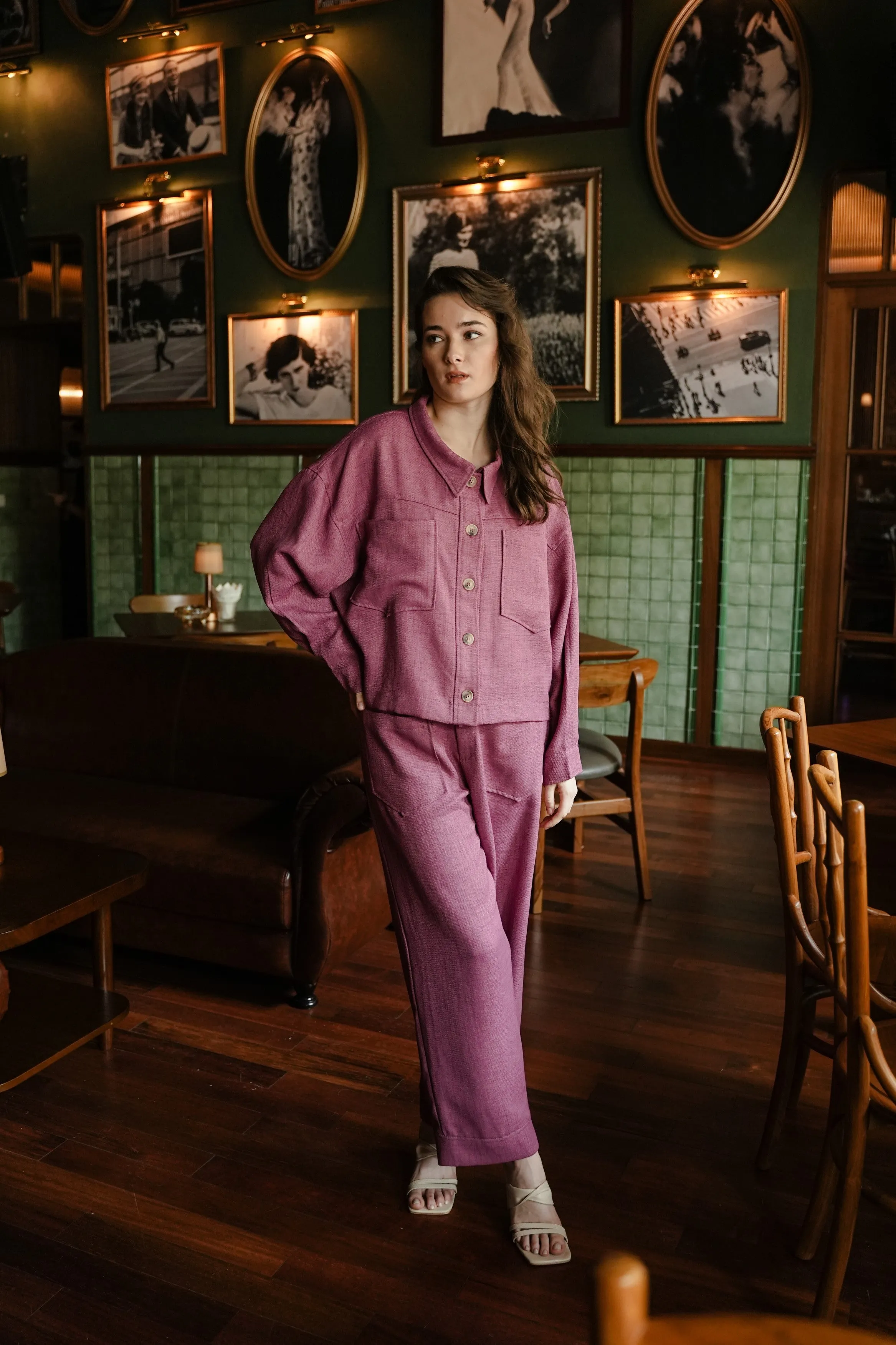 BABOR TOP IN HEIRLOOM PLUM