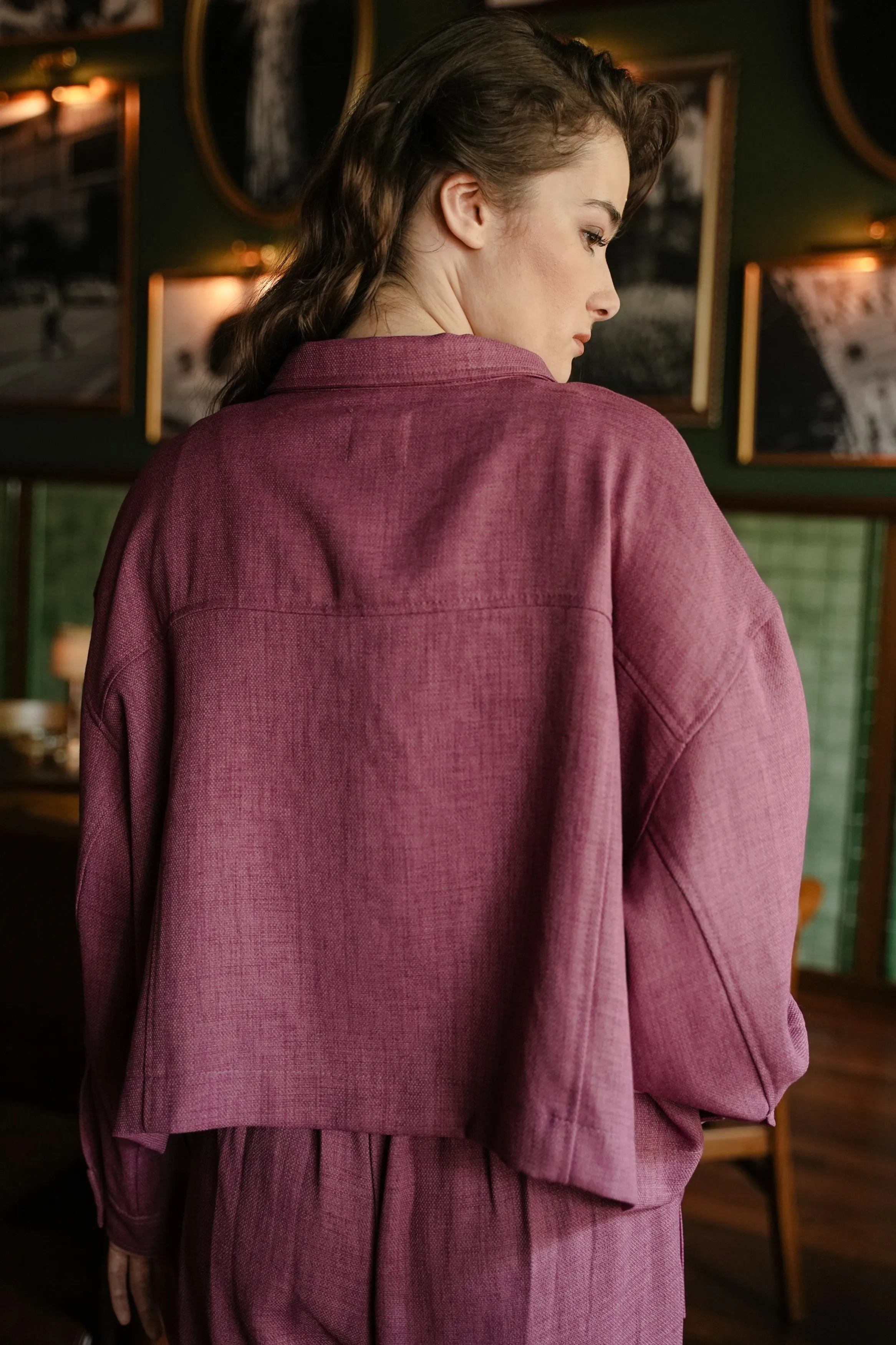 BABOR TOP IN HEIRLOOM PLUM