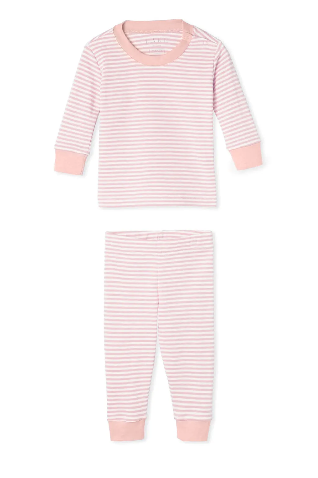 Baby Long-Long Set in English Rose Stripe