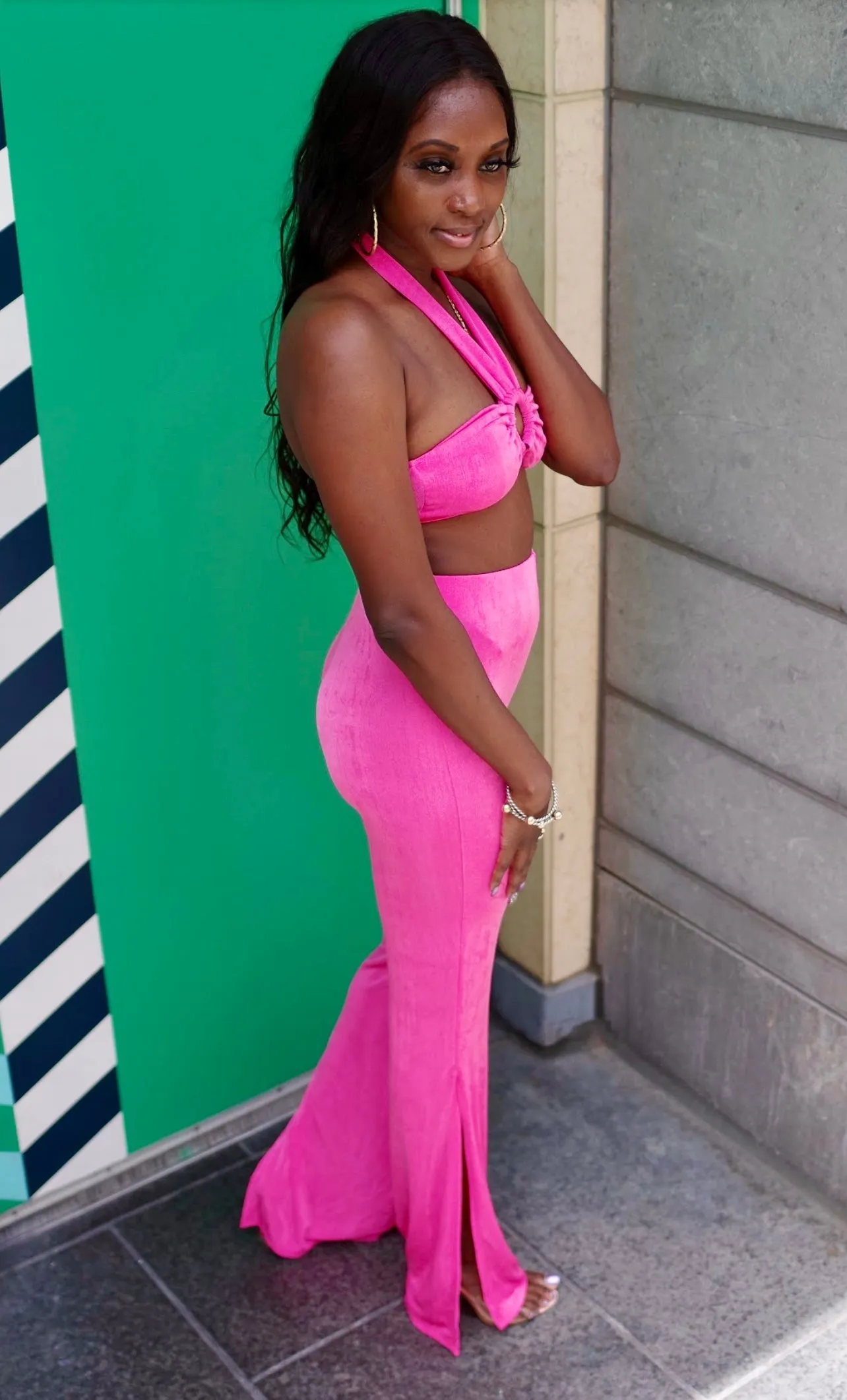 Bahama Breeze Pants Set | Pink
