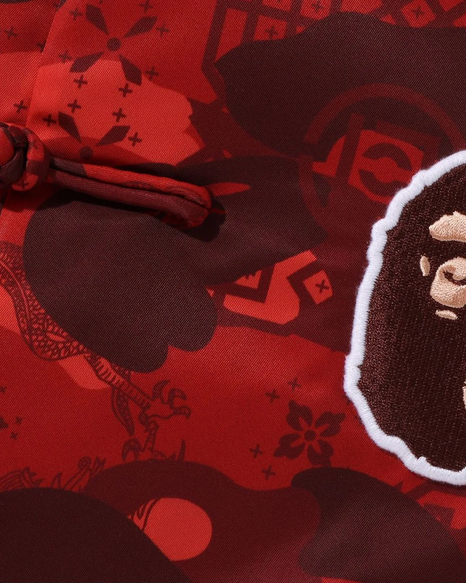 BAPE X Clot Camo Ape Head China Jacket