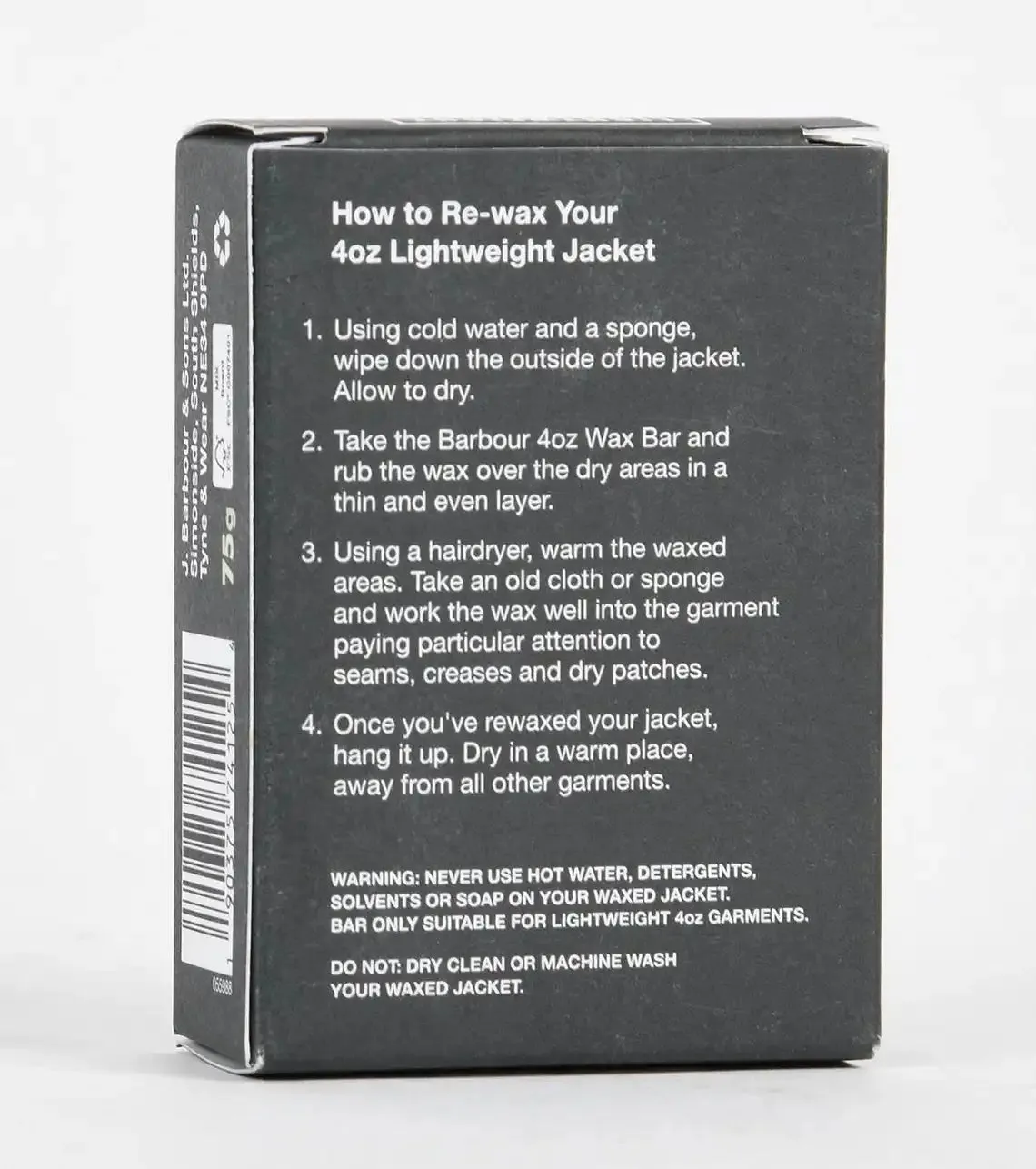 Barbour Lightweight Jacket Repair Wax