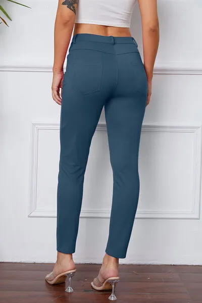 Basic Bae Full Size Stretchy Stitch Pants