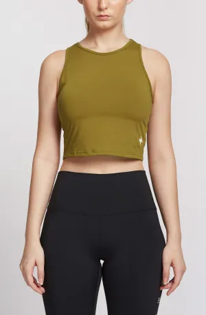 Basic Crop Top - Khaki