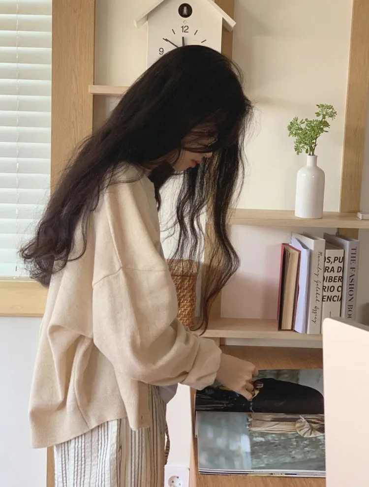 Basic knit cardigan