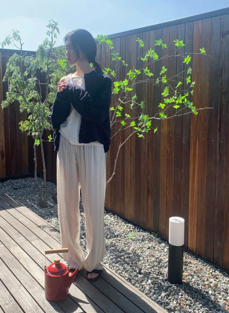 Basic knit cardigan
