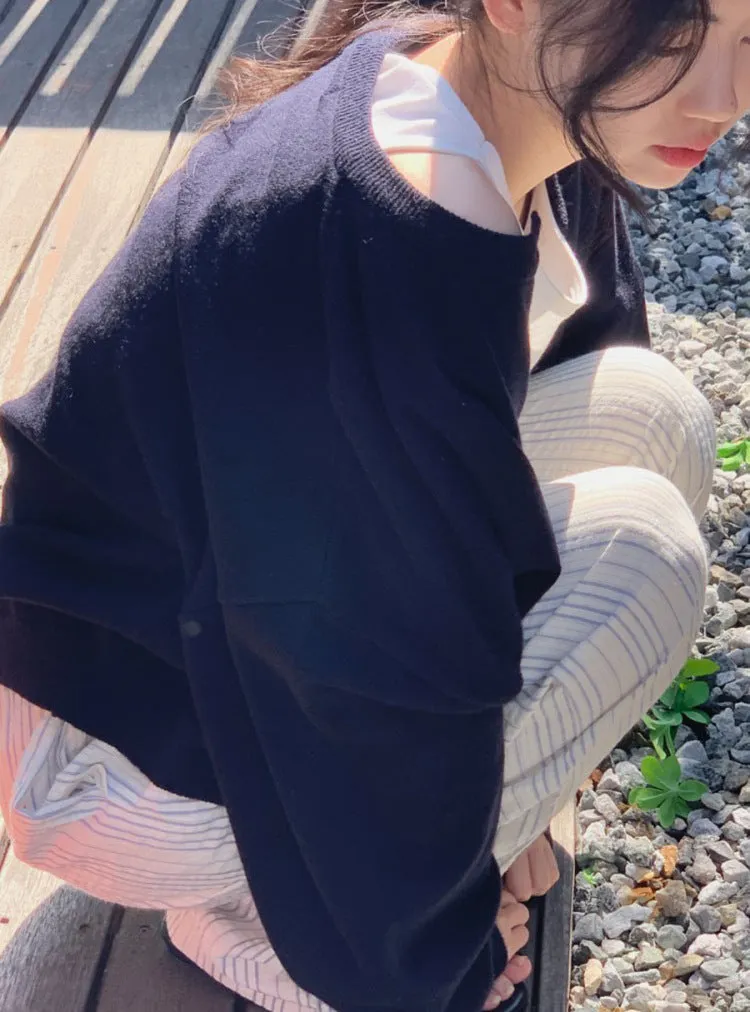 Basic knit cardigan