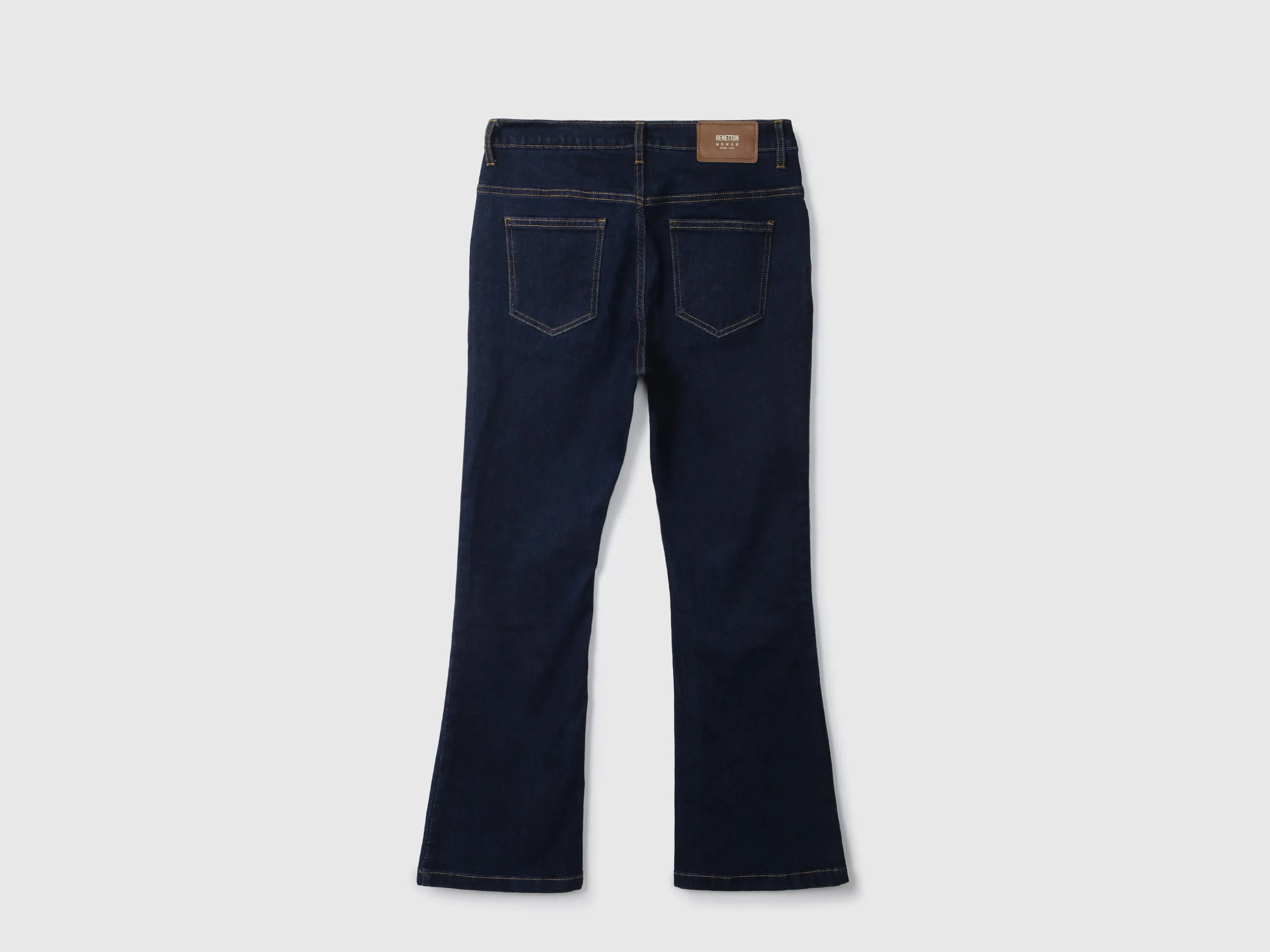 Basic Navy Blue Bootcut Jeans