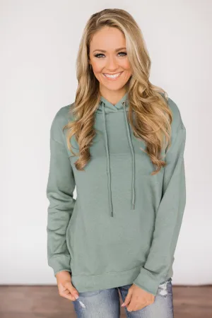 Basic Sea Foam Hoodie