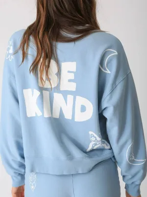 Be Kind Sweatshirt by Electric and Rose | Sky Blue