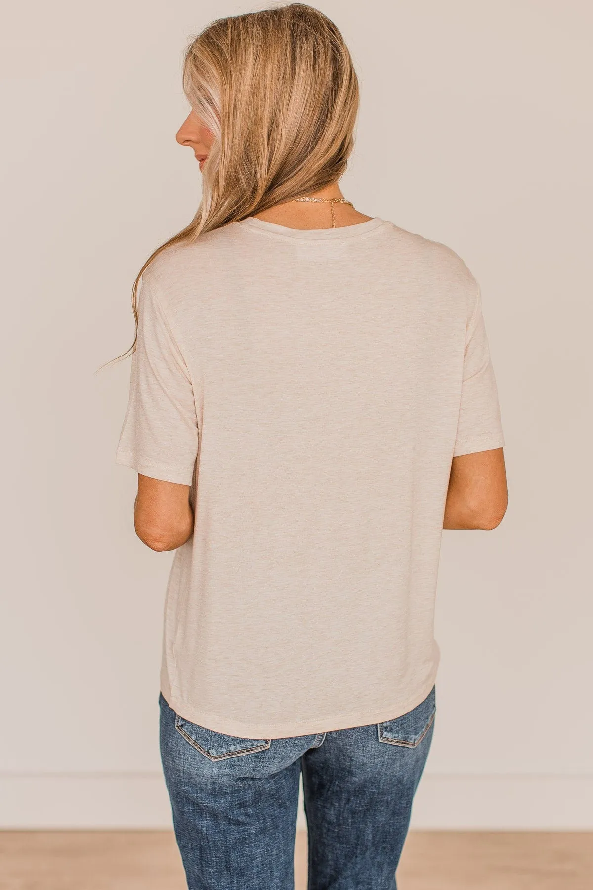 Better Than Basic Pocket Top- Oatmeal