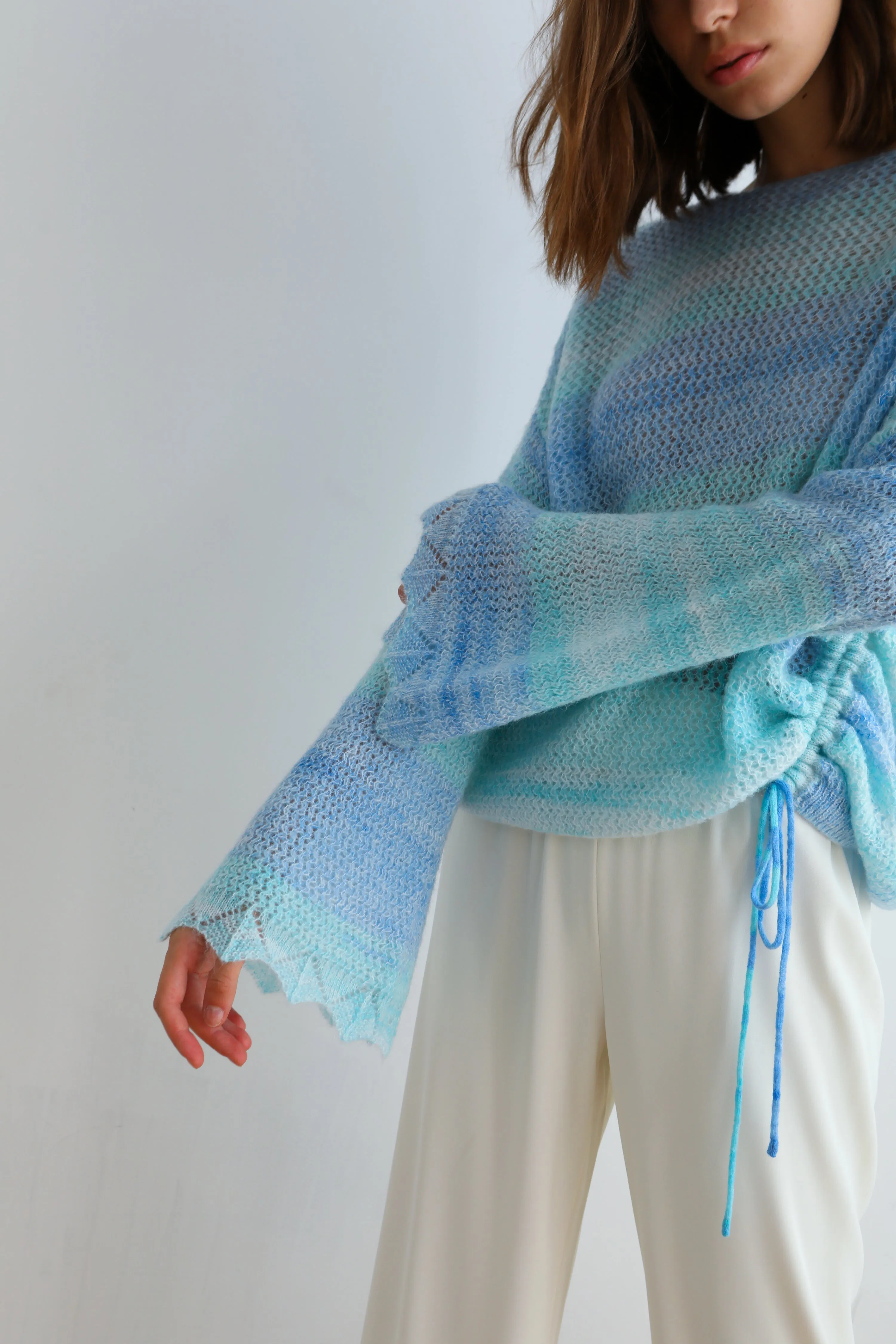 Blueberry Ocean Knit Top