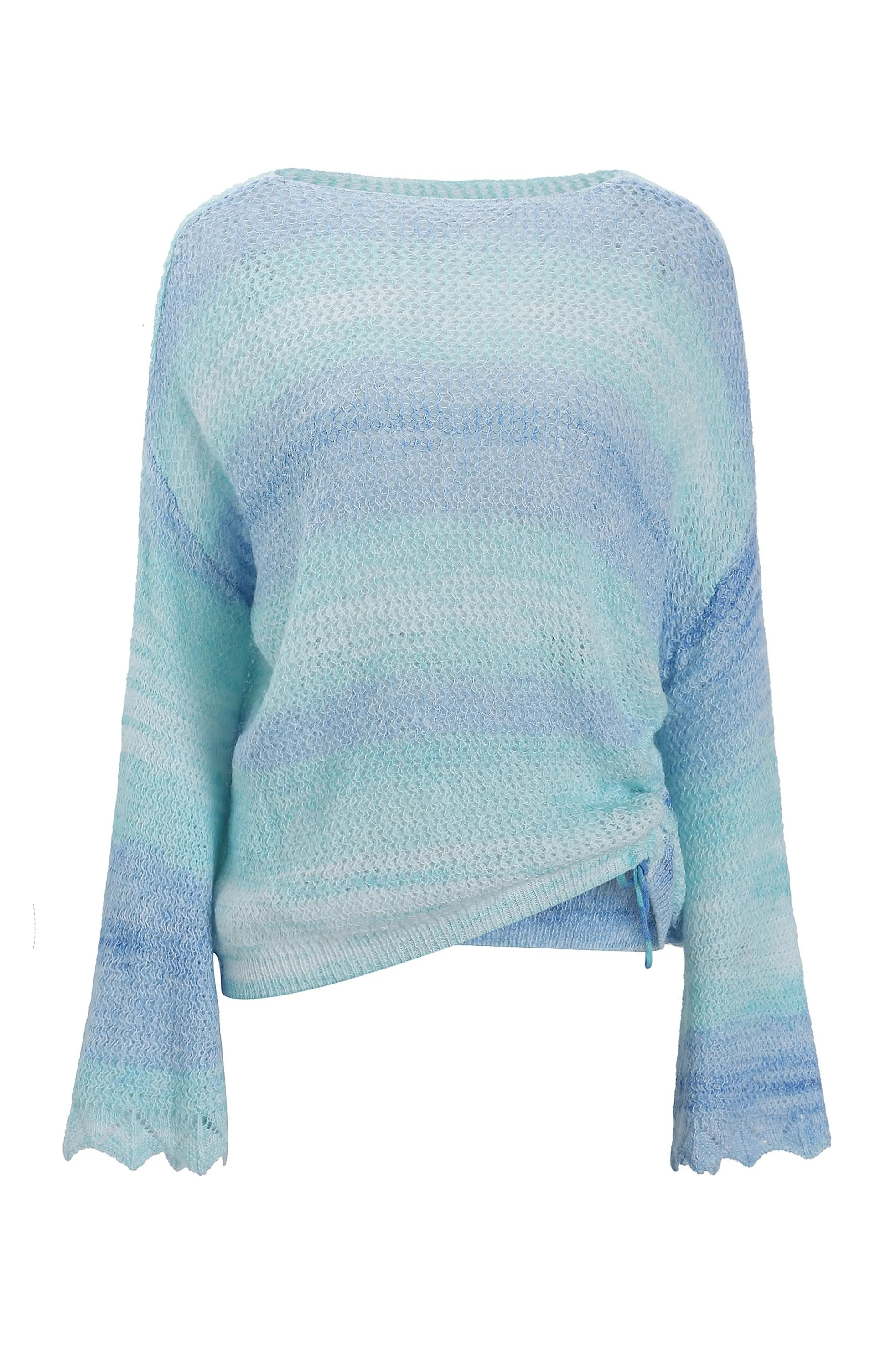 Blueberry Ocean Knit Top