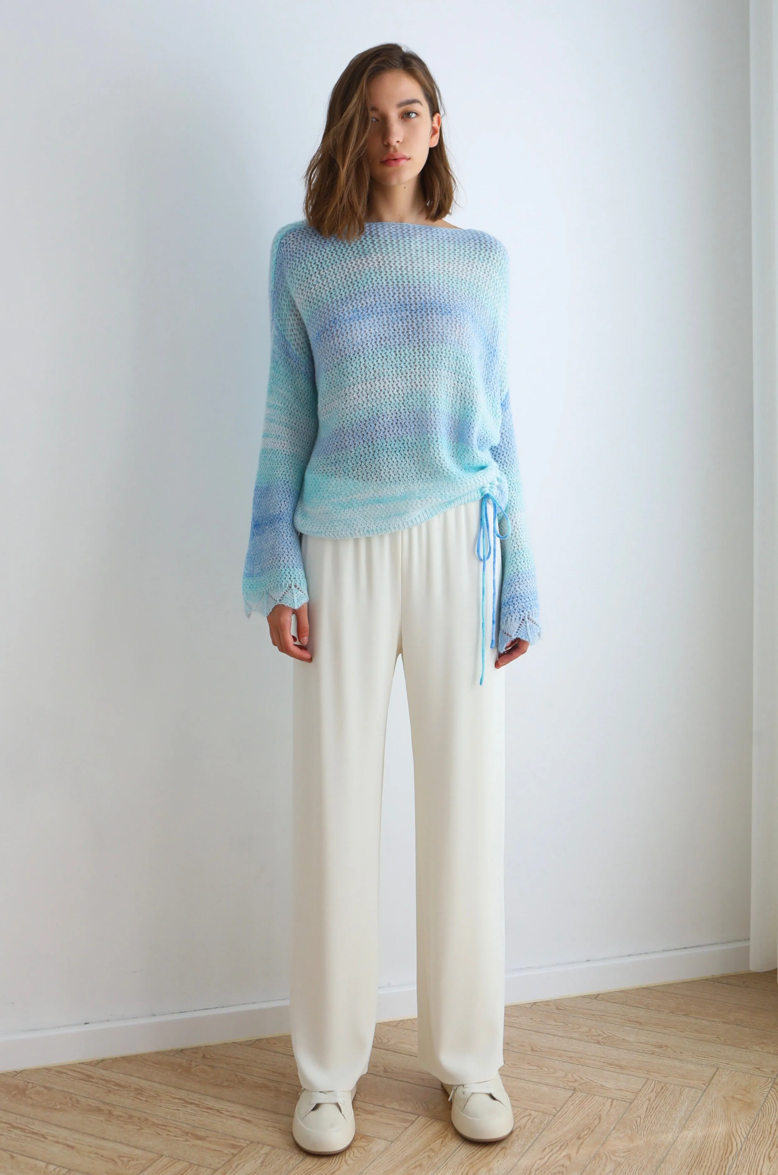 Blueberry Ocean Knit Top