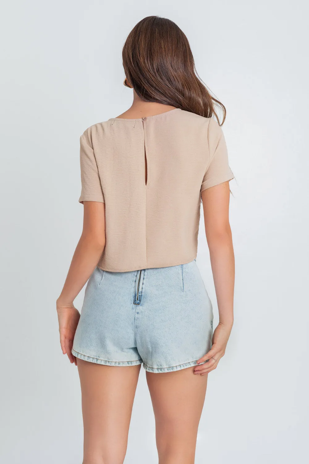 Blusa de manga corta