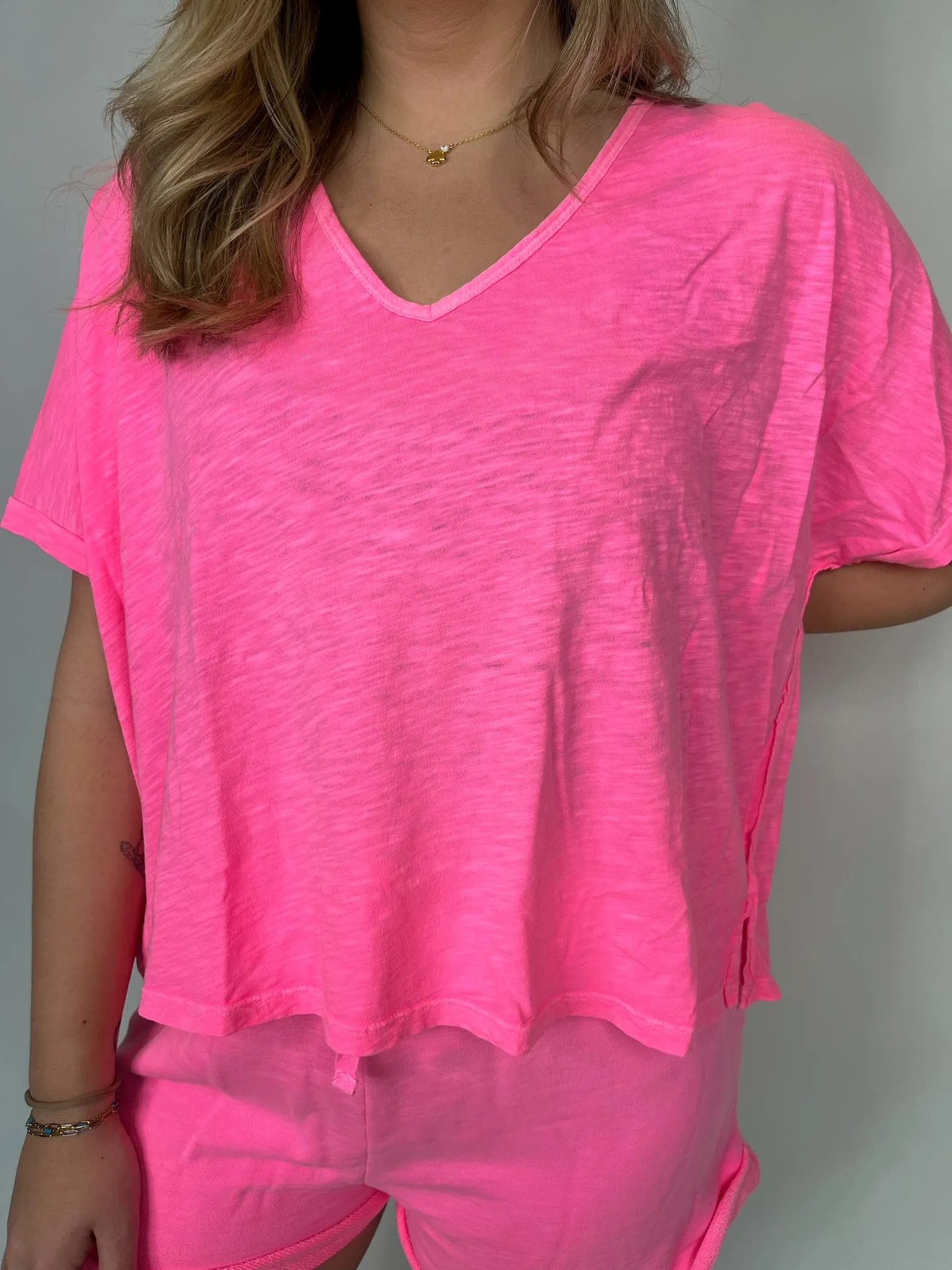 Bobi Oversized Short Sleeve Tee