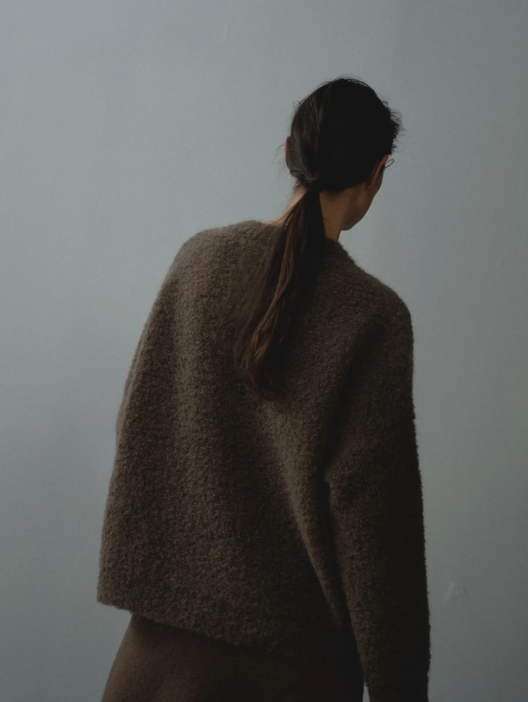 Boucle Sweater, Vetiver