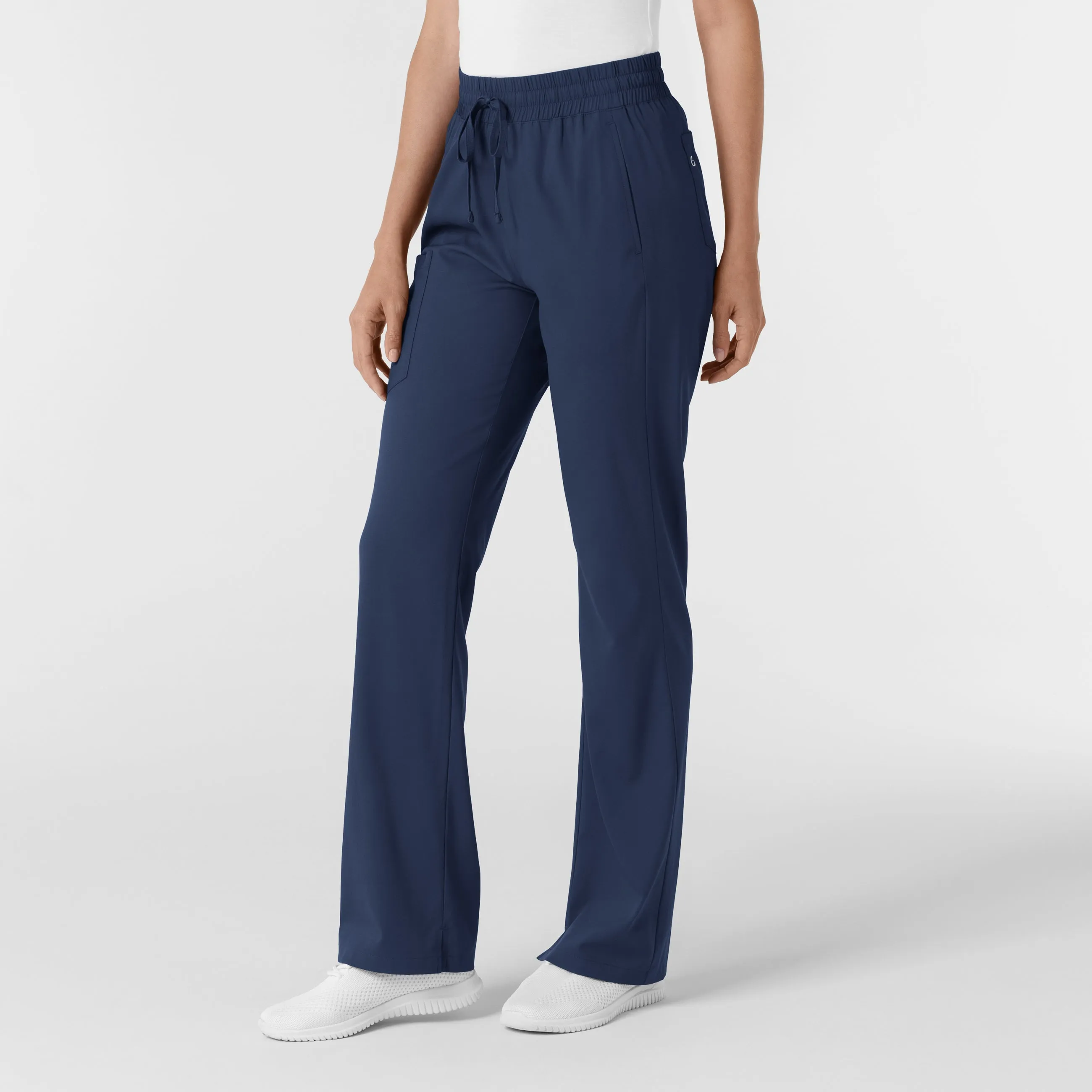 Boundless 5251 Bootcut Scrub Pants Navy