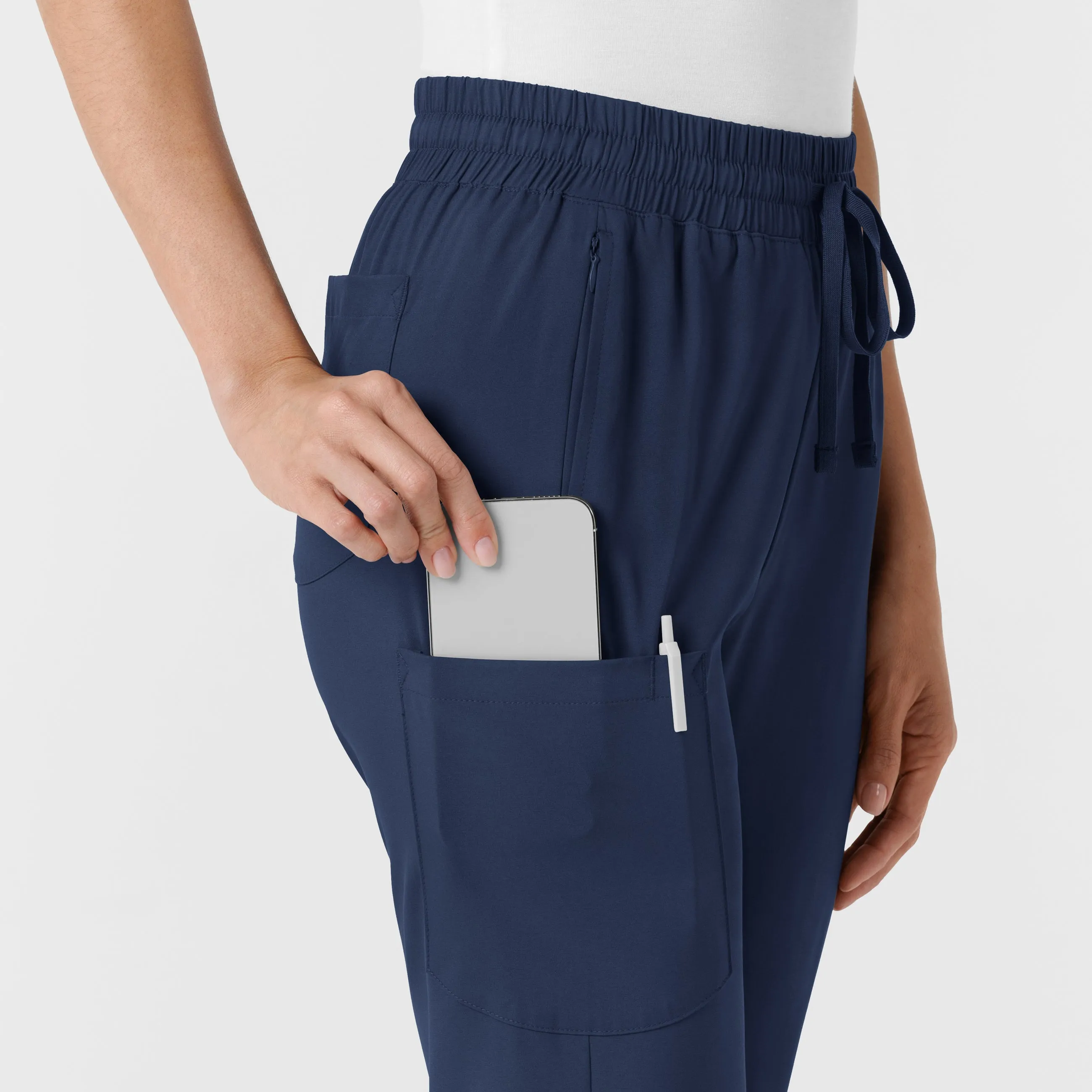 Boundless 5251 Bootcut Scrub Pants Navy