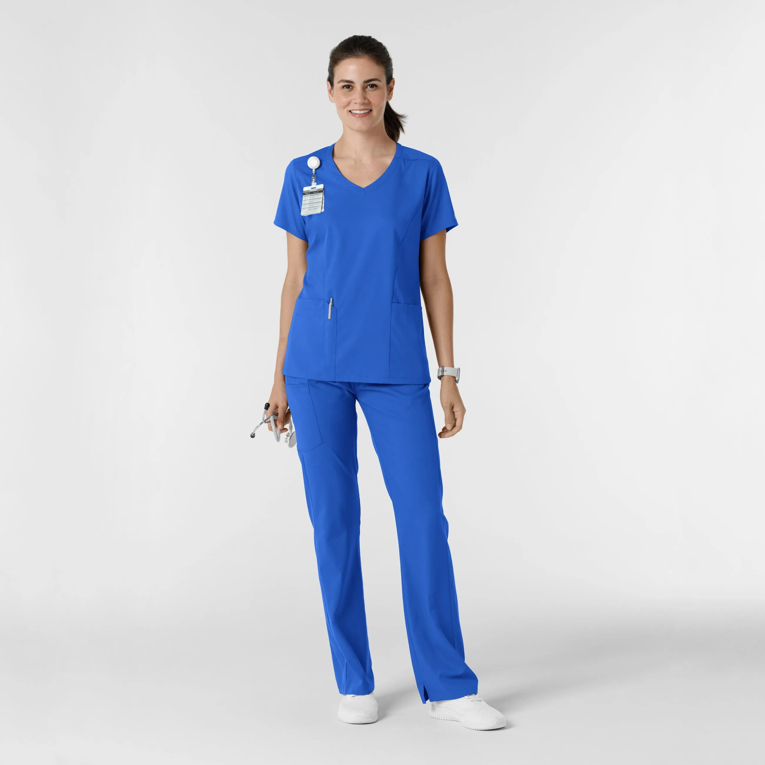 Boundless 5251 Bootcut Scrub Pants Royal