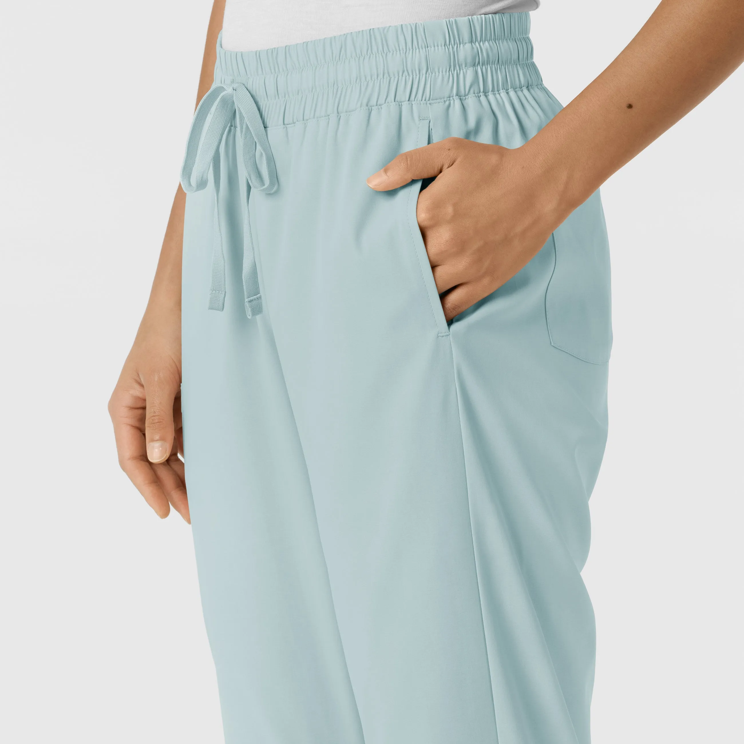 Boundless 5251 Bootcut Scrub Pants Sky Blue