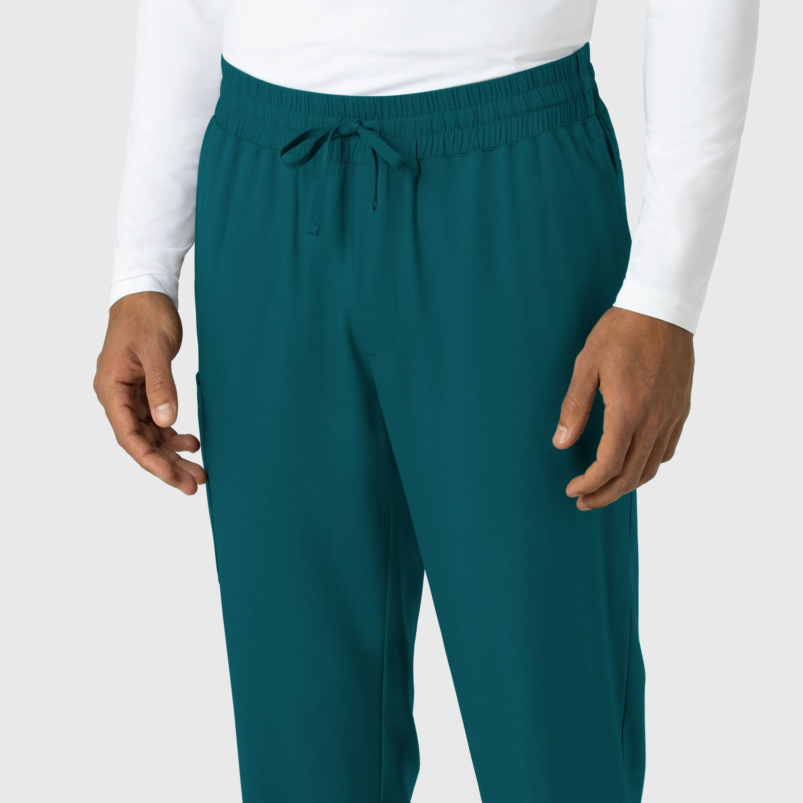 Boundless 5351 Men's Straight Leg Scrub Pants Caribbean