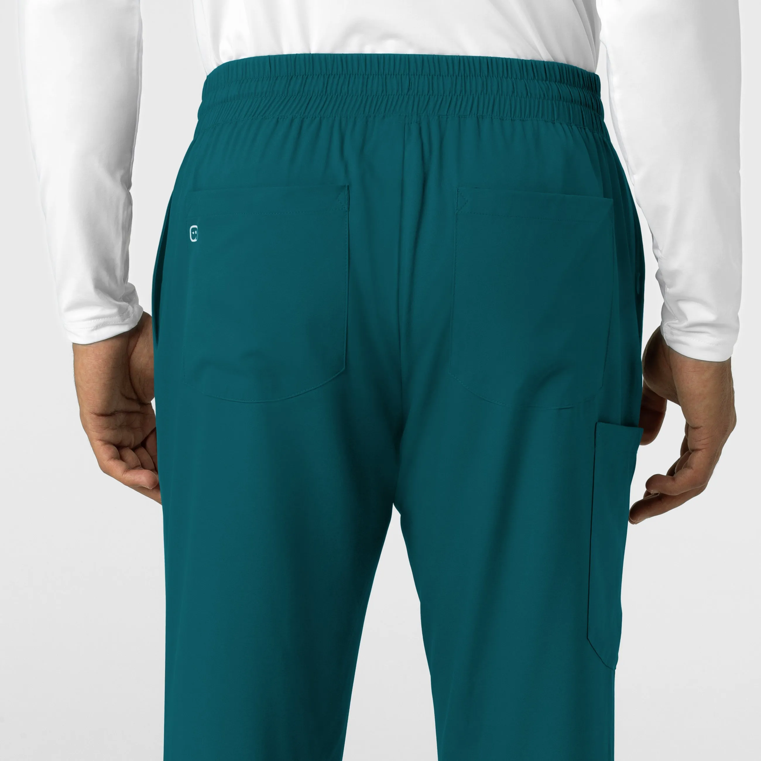 Boundless 5351 Men's Straight Leg Scrub Pants Caribbean