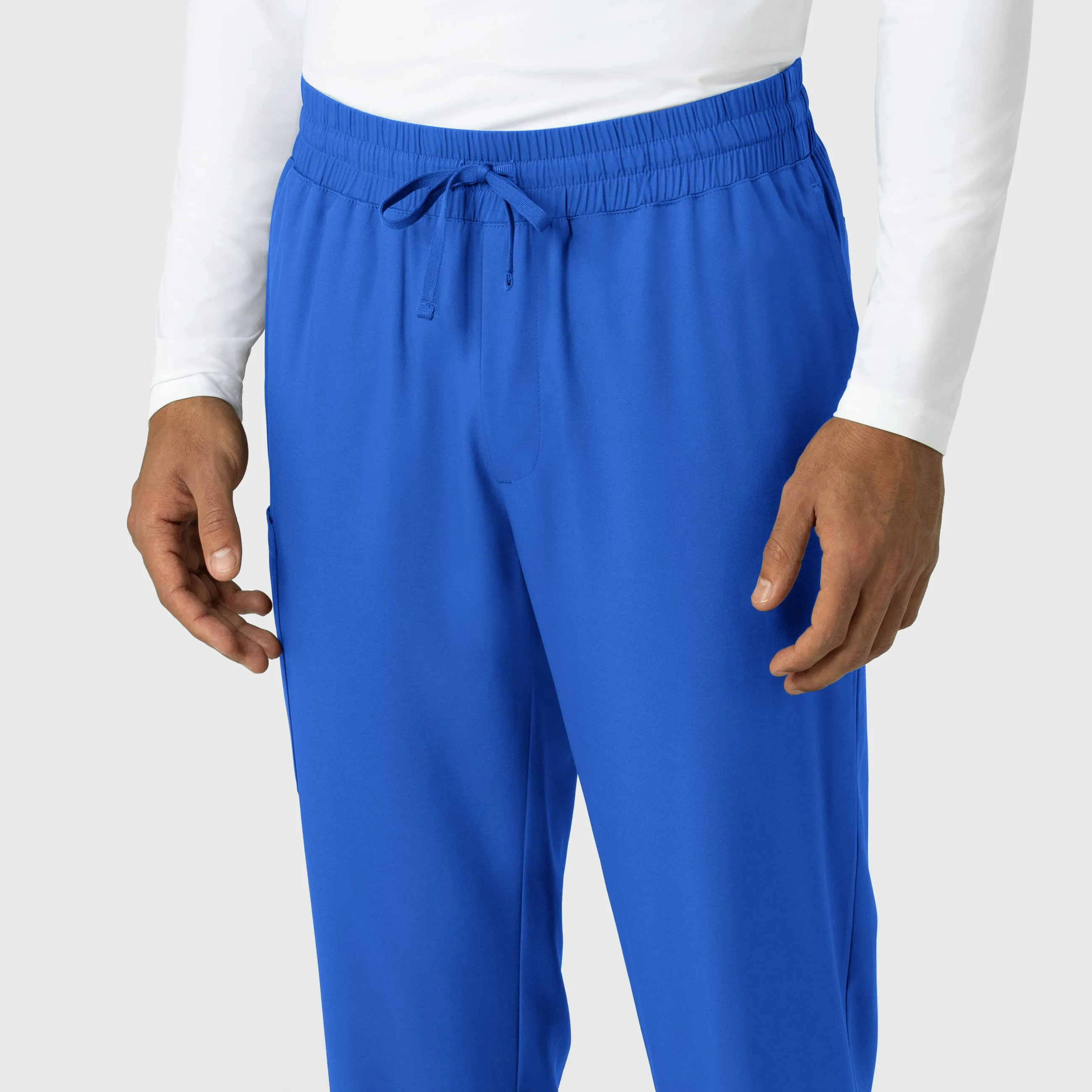 Boundless 5351 Men's Straight Leg Scrub Pants Royal