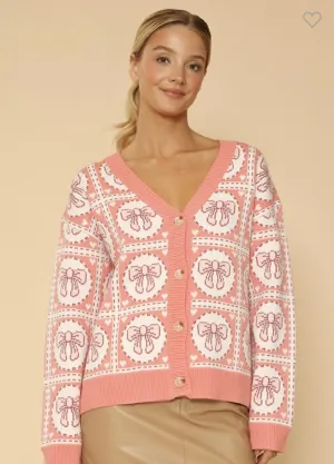 Bow Heart Cardigan