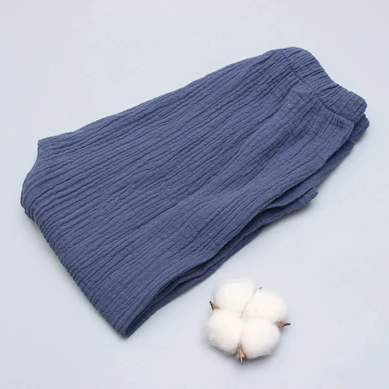 Boys Linen Pants – Summer Harem Pants for Kids (1-6 Years)
