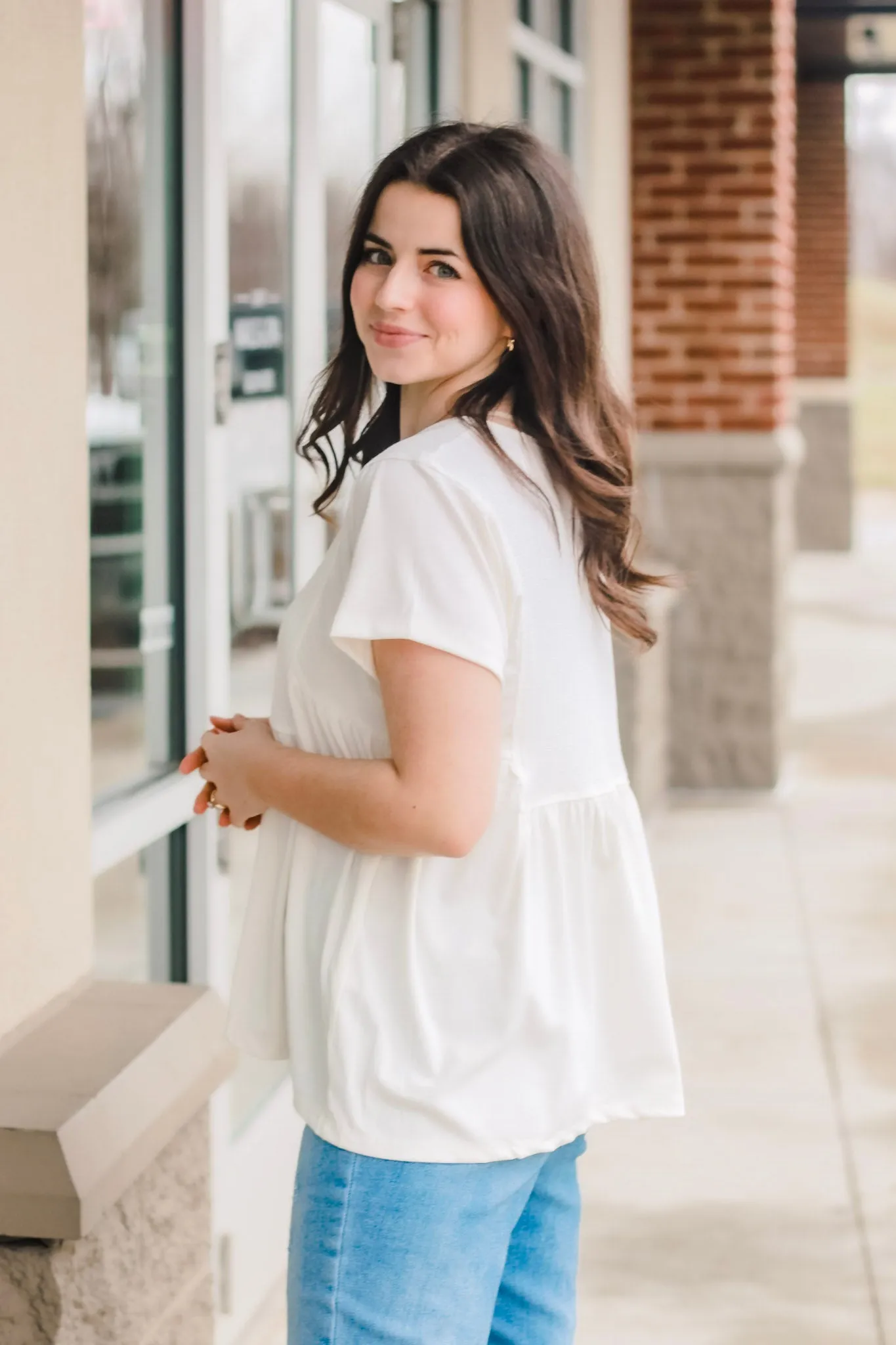 Breaking Out Our Favorite Babydoll Top in White
