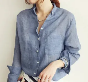 Breeze | Linen Long Sleeve Shirt